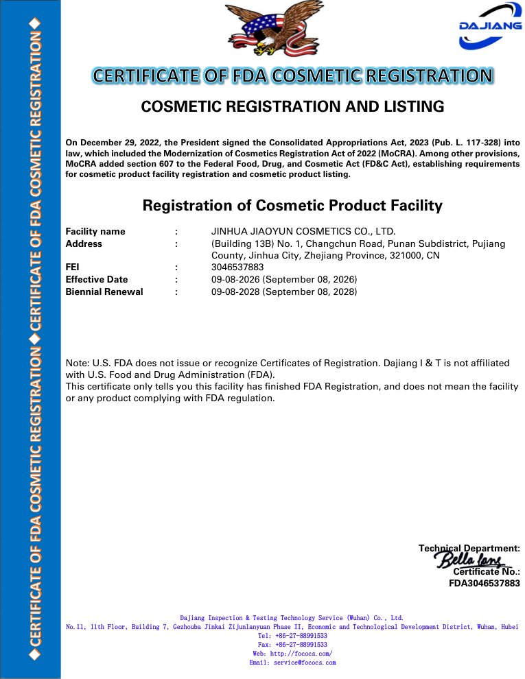FDA facility registration
